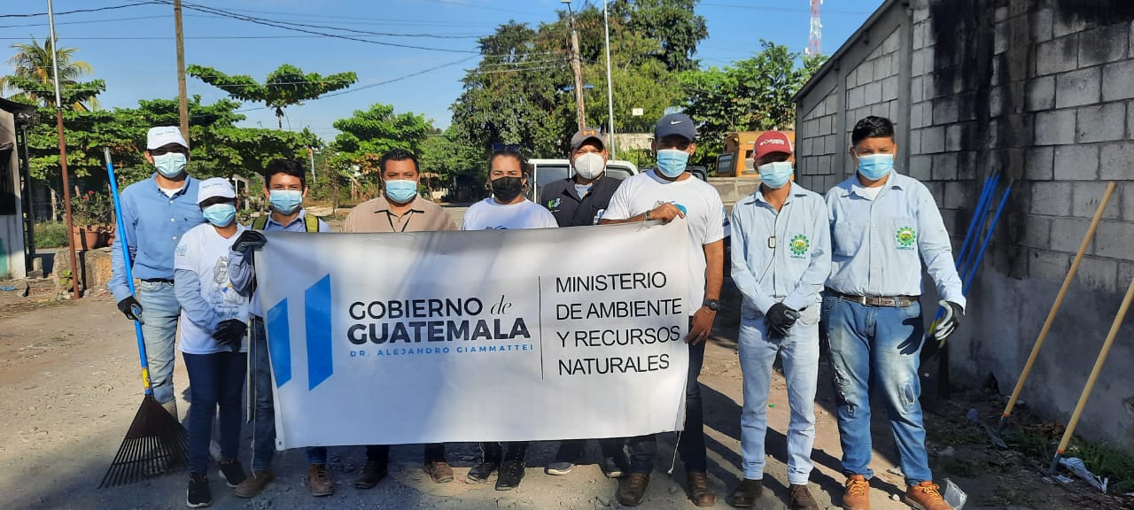 Continúan jornadas de limpieza en Tiquisate, Escuintla