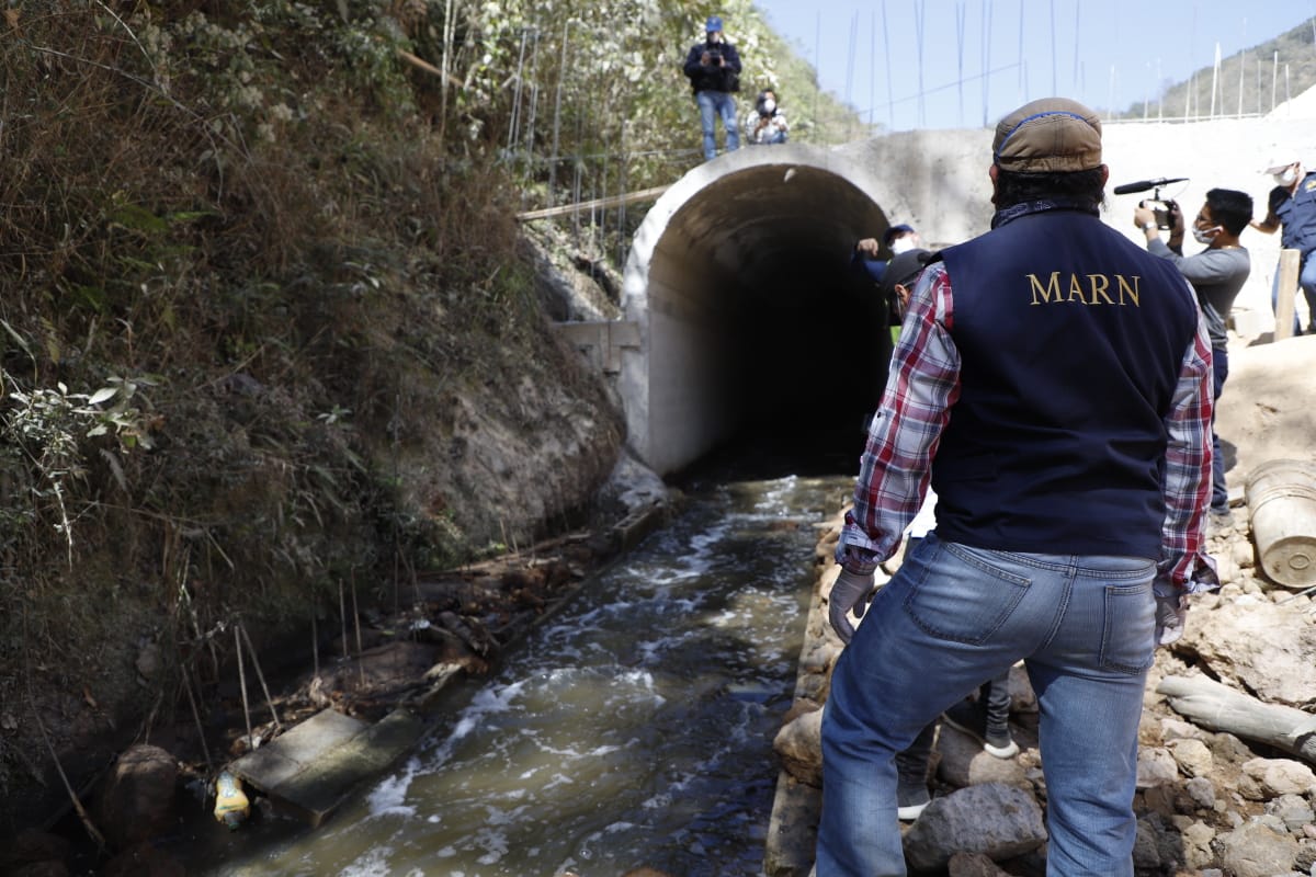 MARN realiza inspección en inmueble ubicado en zona 17 por posible contaminación de río Canalitos