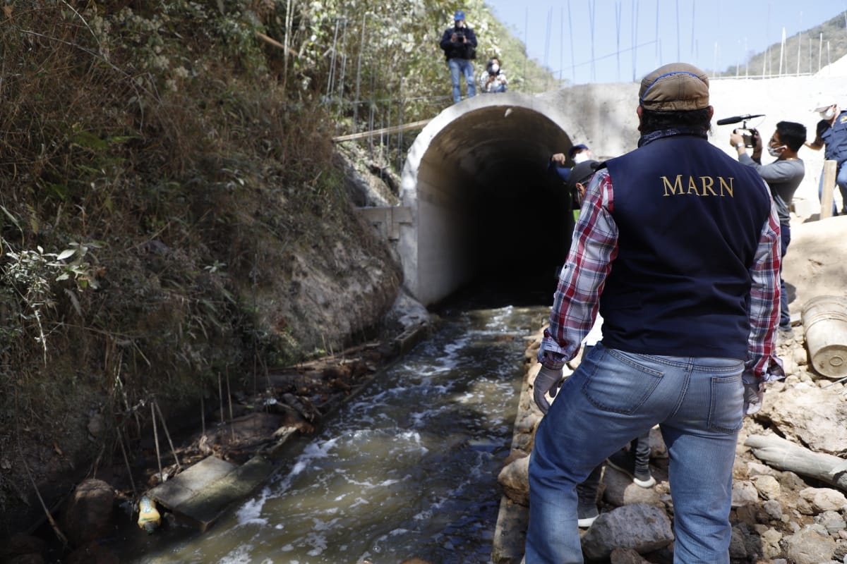 MARN realiza inspección en inmueble ubicado en zona 17 por posible contaminación de río Canalitos