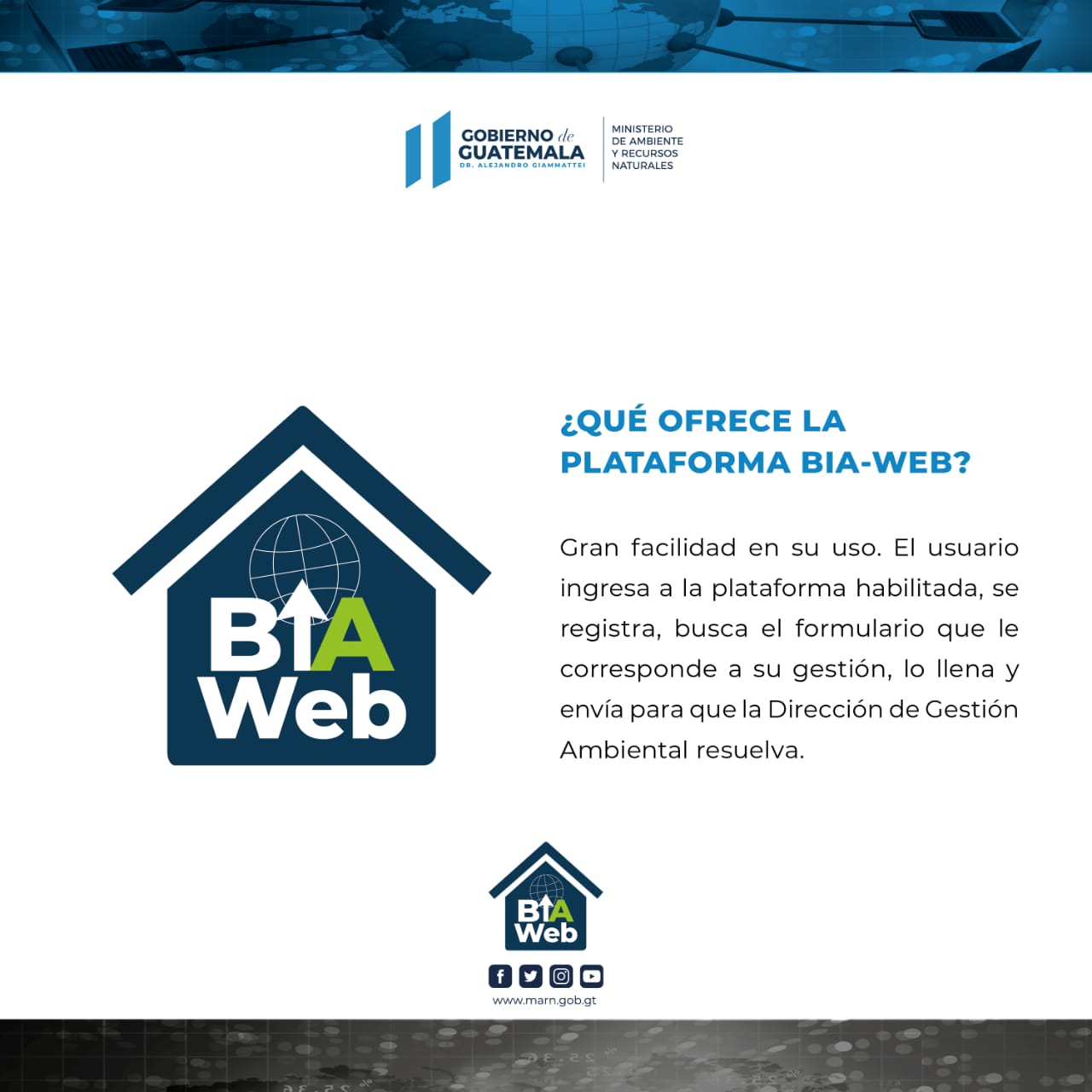 BIA WEB plataforma novedosa al servicio de los guatemaltecos