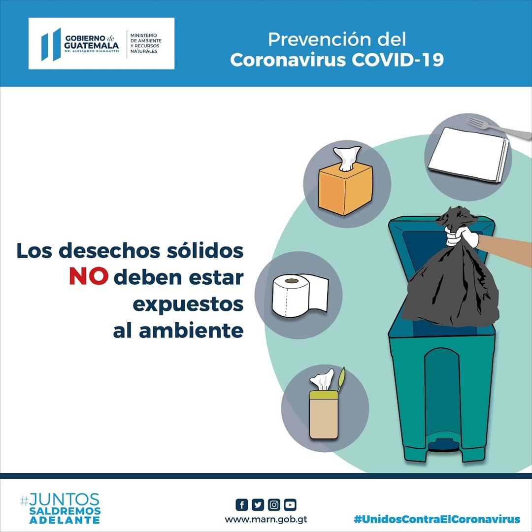 Separación de desechos para prevenir contagio