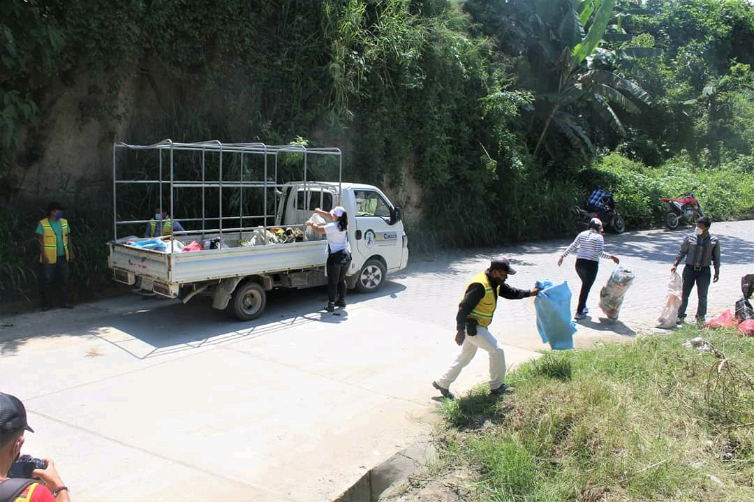 Eliminan vertederos ilegales en Cubulco, Baja Verapaz