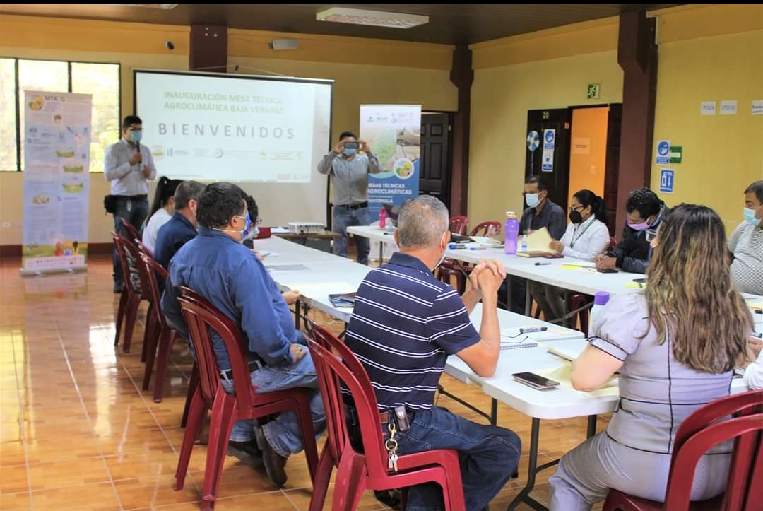 MARN integra mesa agroclimática en Baja Verapaz