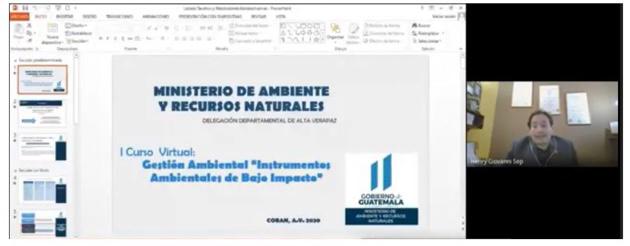 Pobladores de Alta Verapaz se capacitan sobre gestión ambiental