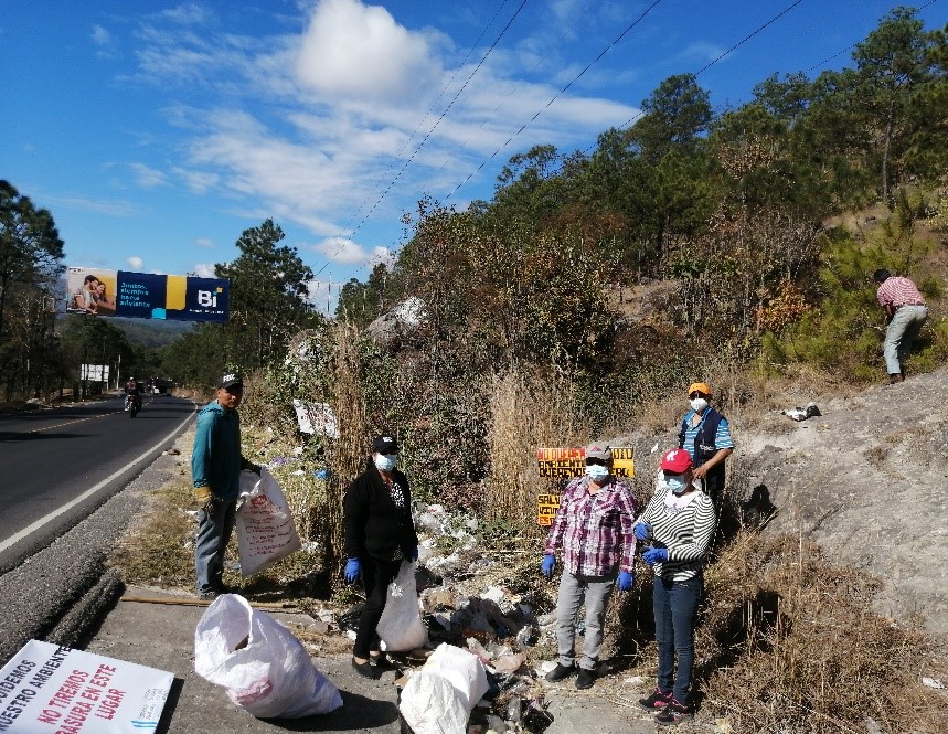 Campaña de limpieza elimina contaminación en Malacatancito, Huehuetenango