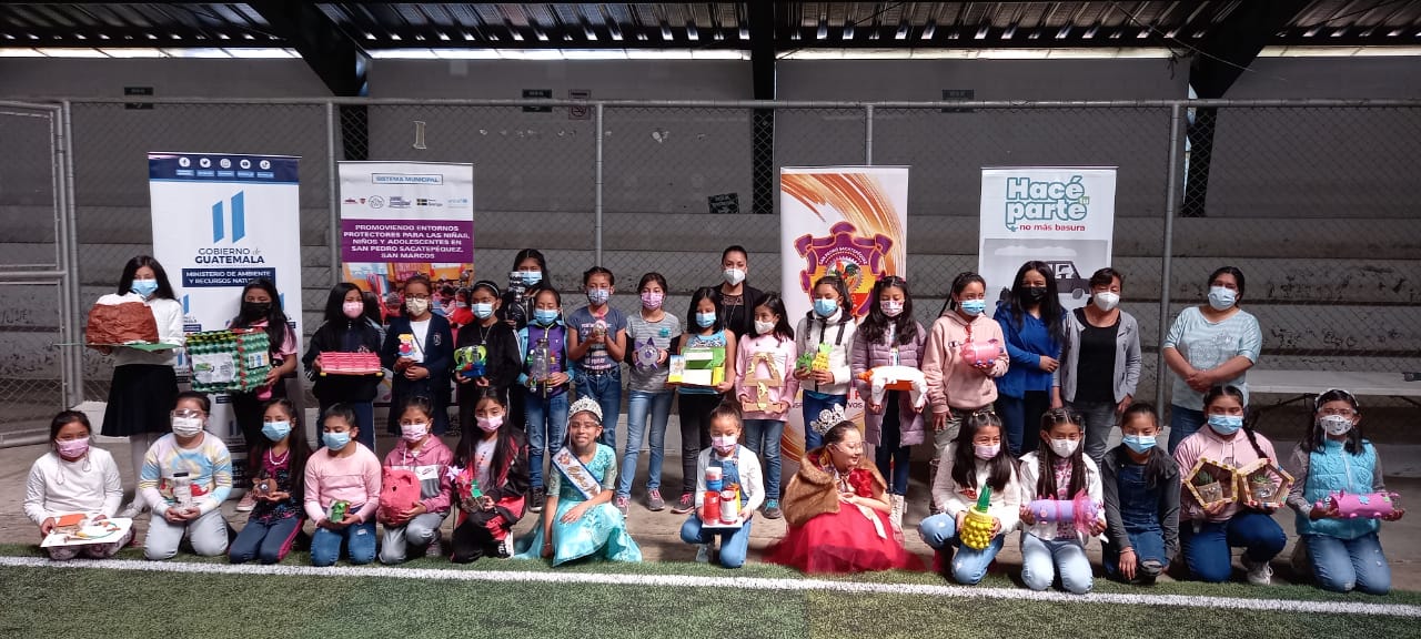 MARN promueve cultura ecológica en niñas de San Pedro Sacatepéquez