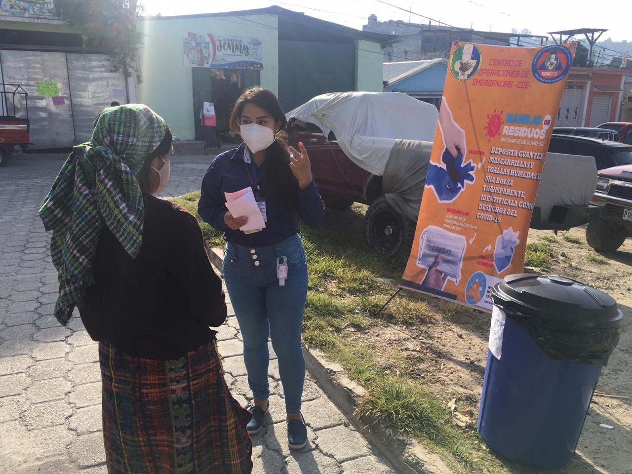 Huehuetenango impulsa el  manejo adecuado de los desechos sanitarios generados por la Covid-19