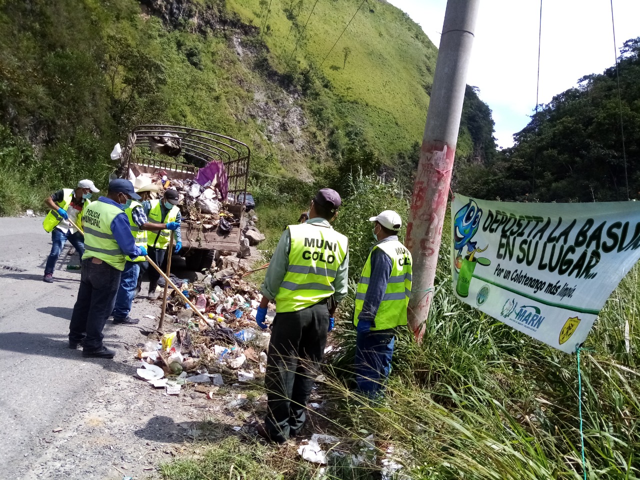Chimaltenango y Huehuetenango impulsan acciones de la campaña “Hacé tu parte, no más basura”