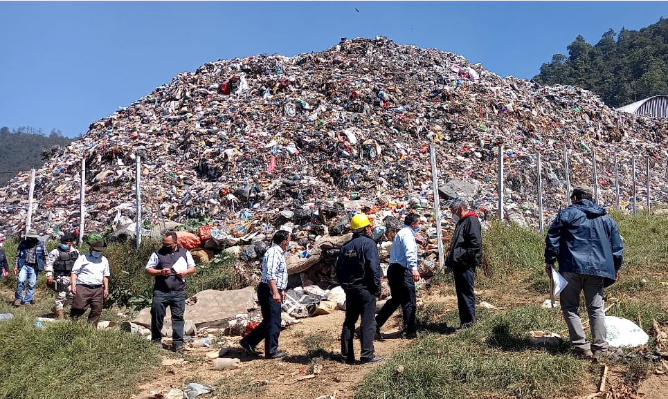 MARN verifica denuncias por mal manejo de residuos en Quetzaltenango