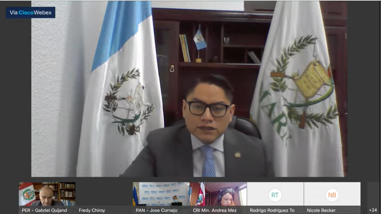 Guatemala propone acciones claras para el desarrollo ambiental en foro latinoamericano