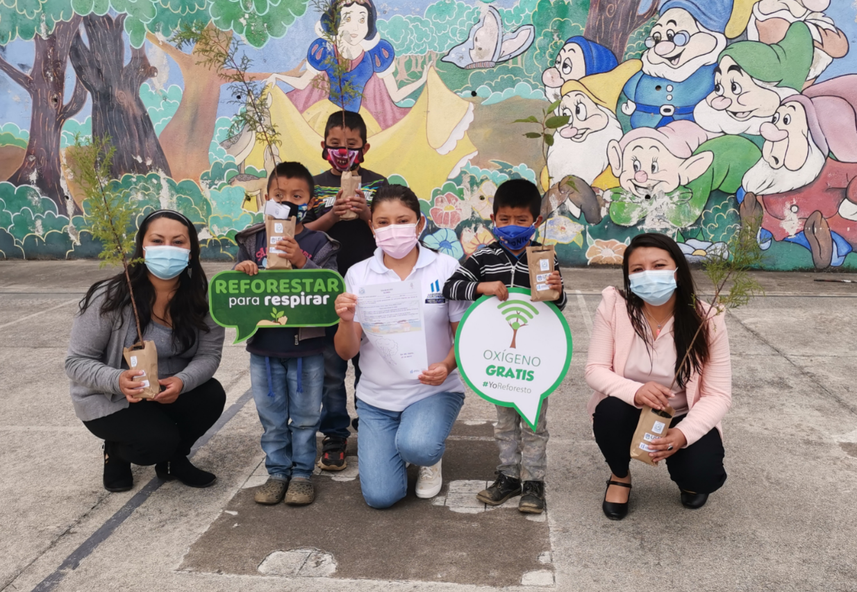 Delegación del MARN en Sacatepéquez promueve la reforestación
