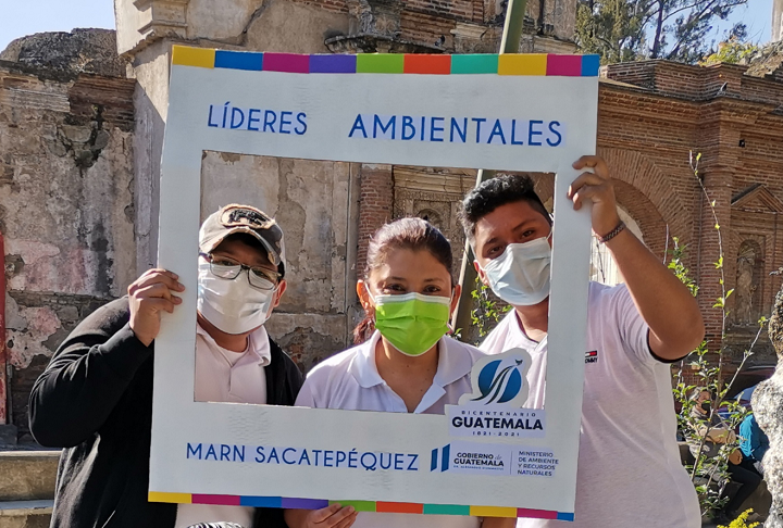 Educación ambiental en Baja Verapaz, Izabal y Sacatepéquez