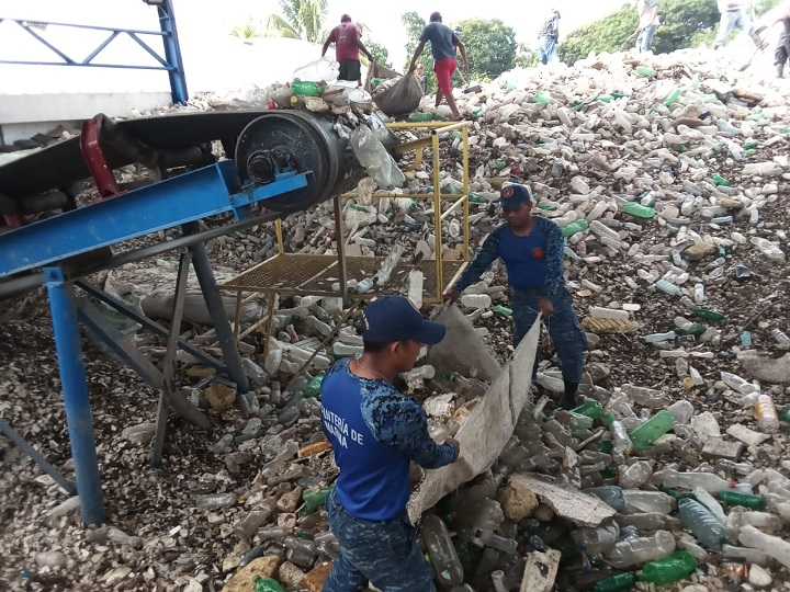 MARN ha retirado 350 toneladas de desechos  del río Motagua