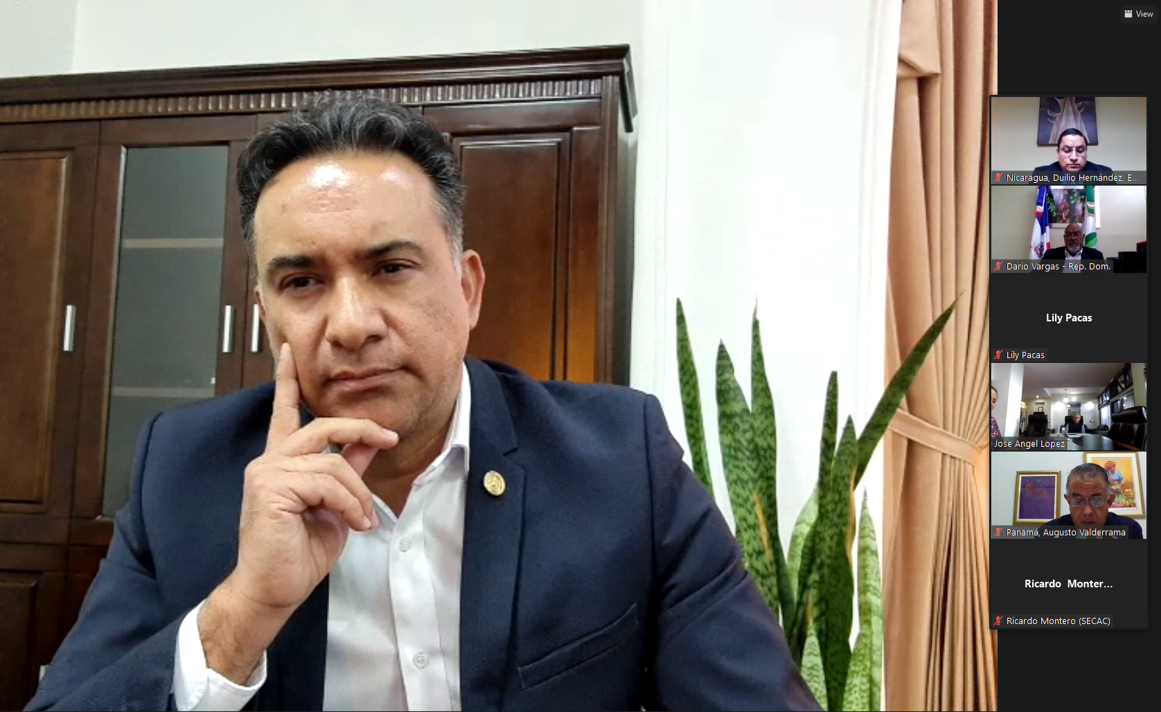 Ministro Rojas Espino dirige iniciativa para la construcción de resiliencia en la región