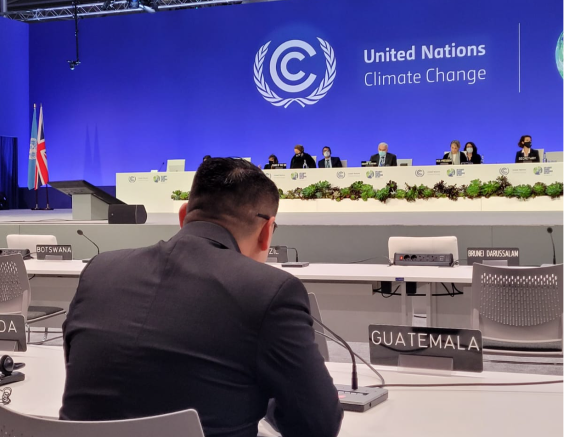 Guatemala presenta en la COP26 posición regional del SICA