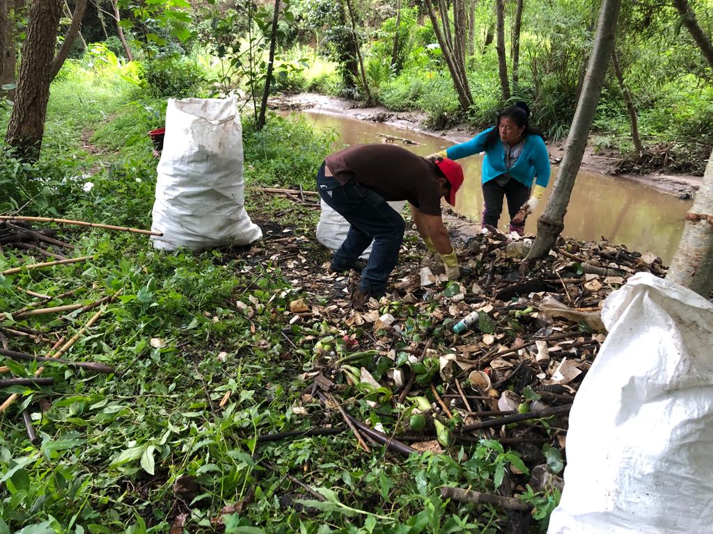 MARN en Quiché hace saneamiento del río Sepelá, tributario del Motagua
