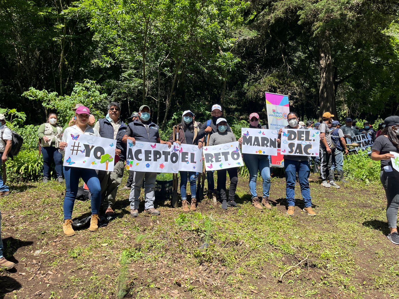 Reciclaje y reforestación forman parte del #RetoMARN en Sacatepéquez