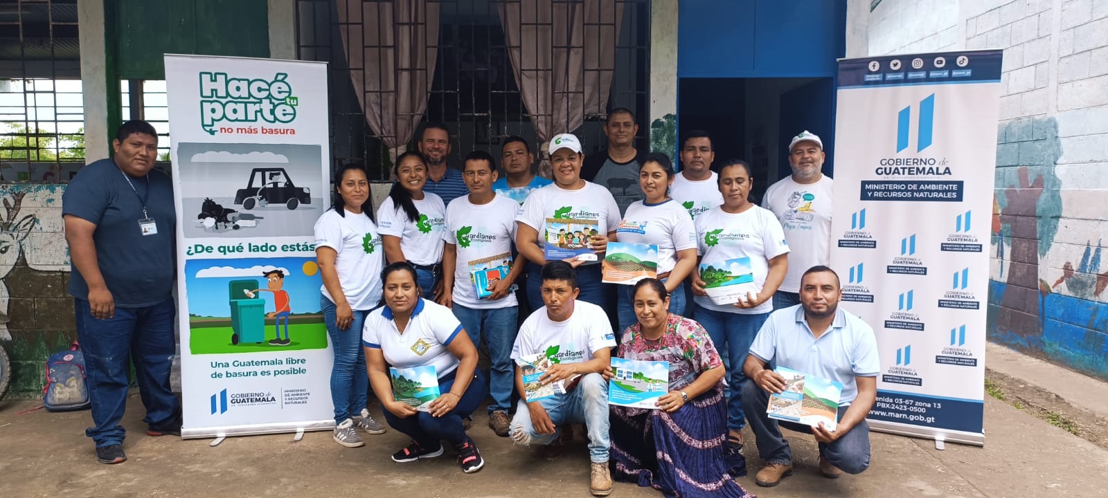 Educación ambiental llega a comunidad en el parque Laguna del Tigre