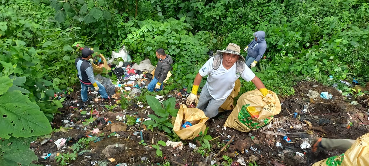 Eliminan basurero en Patzún, en cumplimiento del Reglamento 164-2021