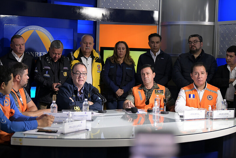 Presidente Giammattei, en Consejo de Ministros, declara estado de calamidad pública para atender emergencia por paso de Julia