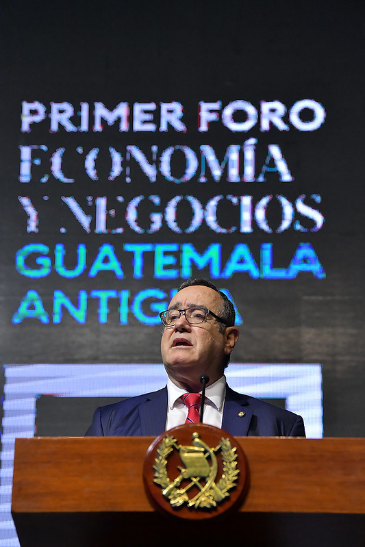 Presidente Giammattei resalta en foro internacional el valor de la resiliencia de la economía y de los guatemaltecos