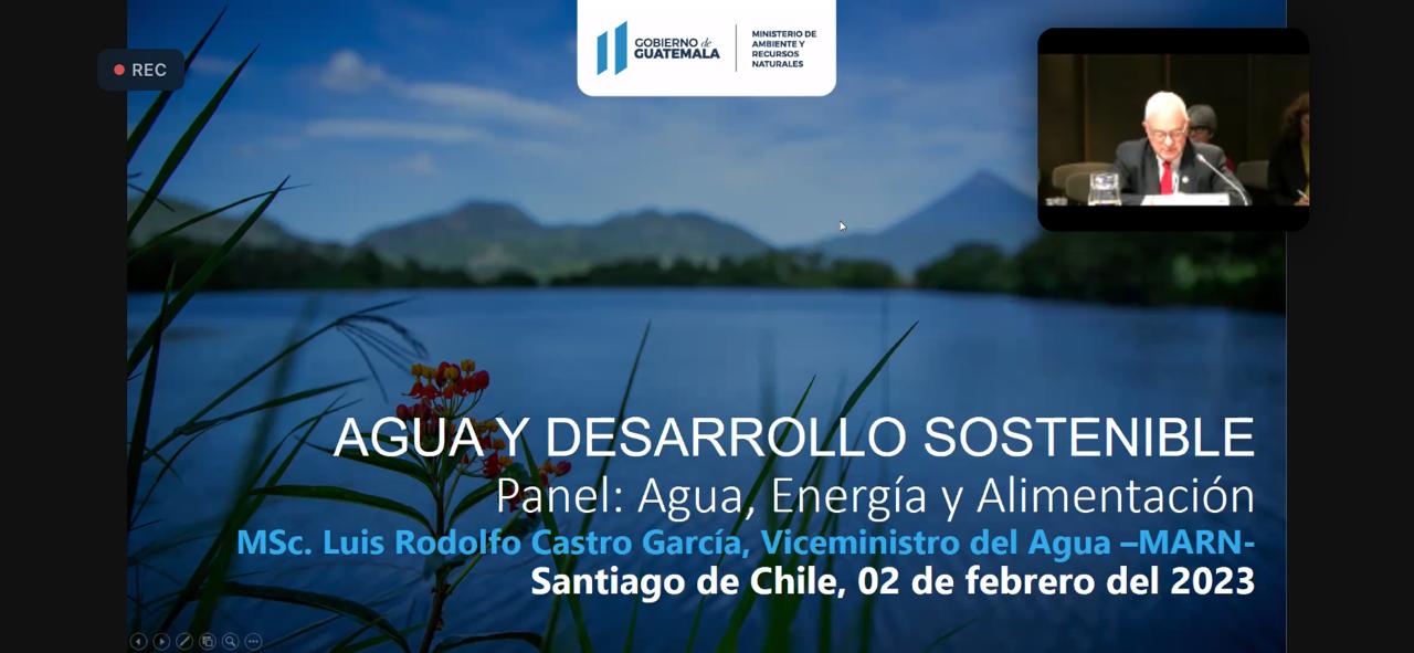 <strong>Viceministerio del Agua muestra el trabajo de Guatemala para proteger los recursos hídricos</strong>