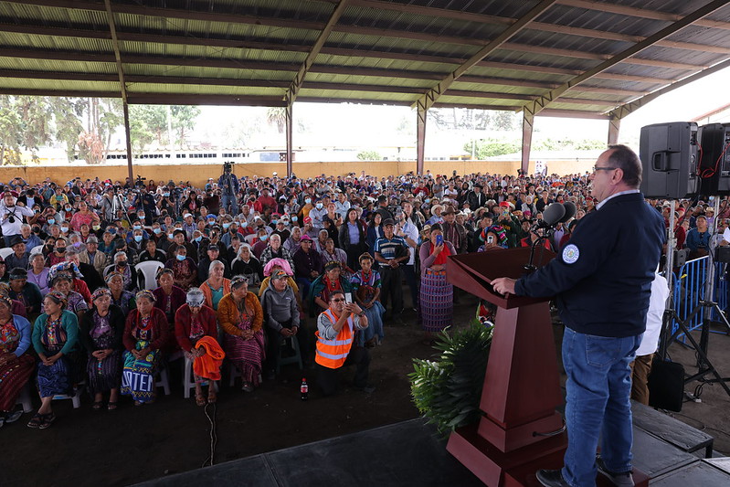 Presidente Giammattei efectúa gira de trabajo por Totonicapán y Quetzaltenango