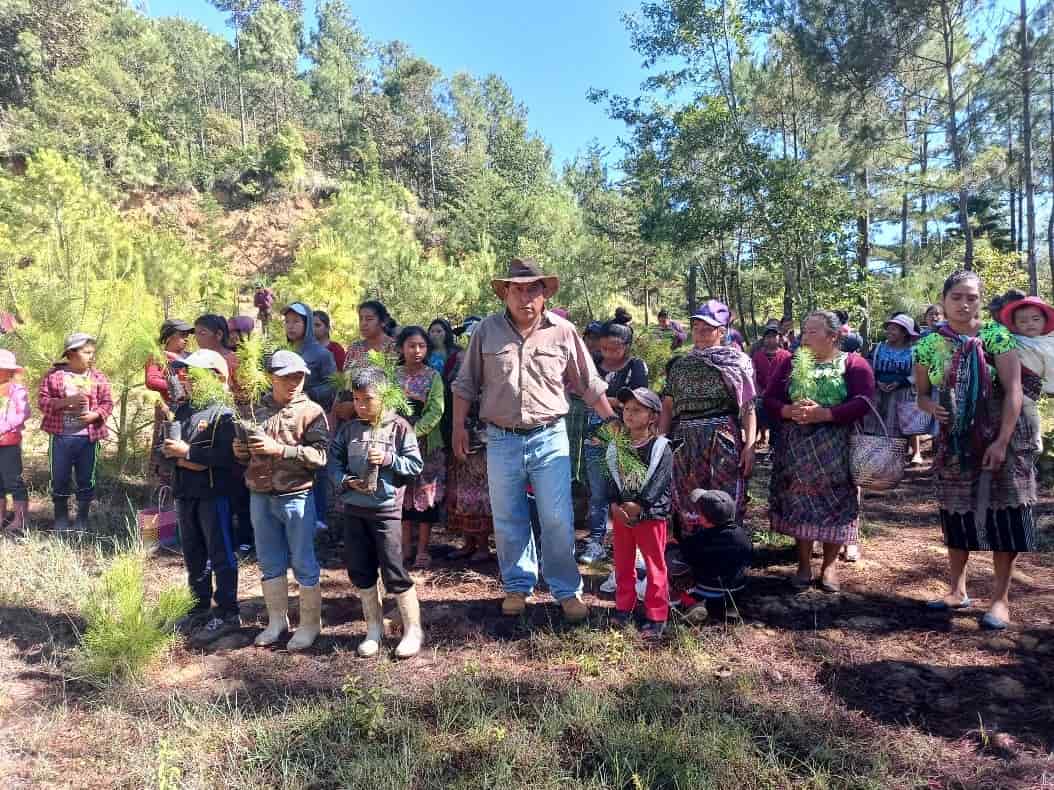 Reforestación del MARN llega a comunidades de Patzún, Chimaltenango