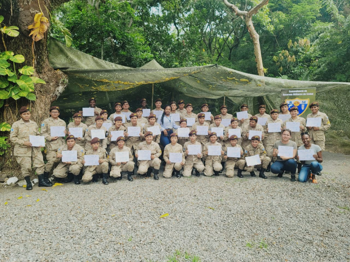 Reservistas militares en Izabal son certificados con diplomado de Educación Ambiental